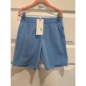 Southbound Boys Light Blue Performance Shorts Elastic Waist Coastal Size 7 NWT